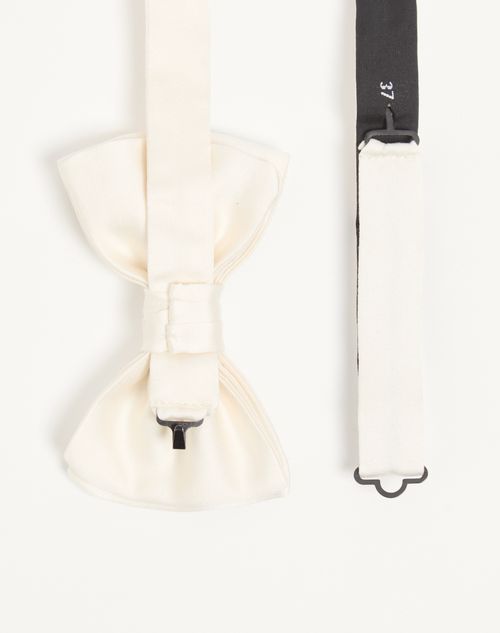 Valentino Garavani - Silk Bow Tie - Ivory - Man - Soft Accessories
